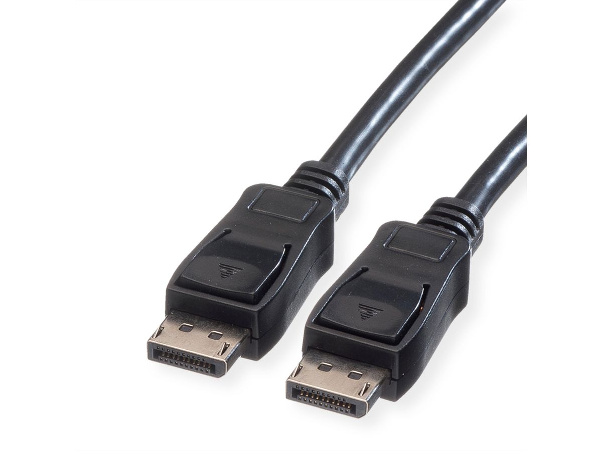 VALUE DisplayPort kabel, DP M/M, zwart, 1,5 m