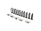 ROLINE Cable management bracket, 44x100mm black 10 pieces