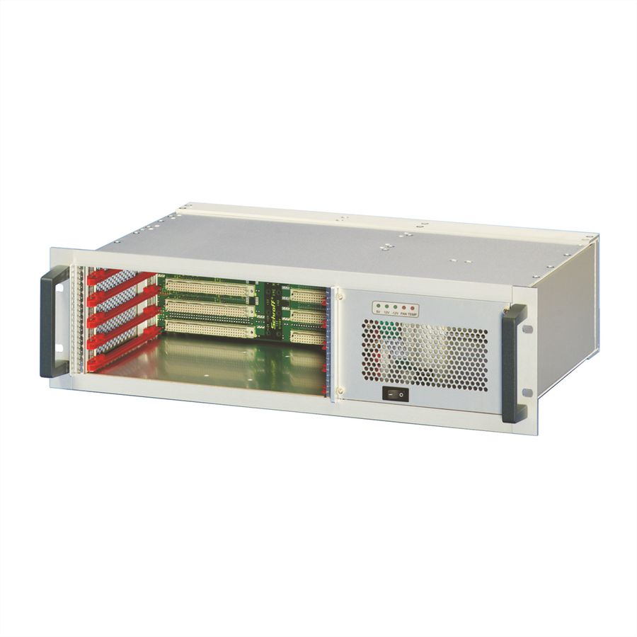 SCHROFF VMEbus System, 3 U, 5 Slot, Open Frame PSU