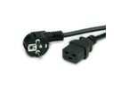 VALUE Power Cord 3P German Type, IEC320 - C19 16A, black, 2 m