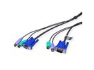 ATEN 2L-5003P/C KVM PS/2 VGA Kabel, grijs, 3 m