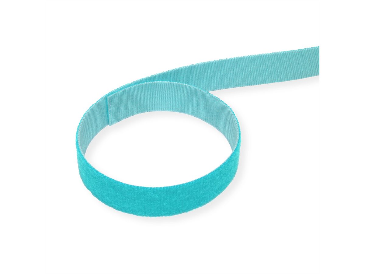 VELCRO® One Wrap® Band 20 mm breit, türkis, 25 m