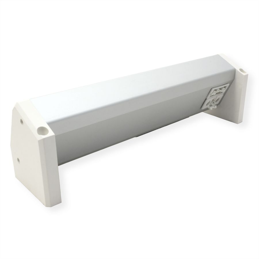 BACHMANN DESK 2xUTE 1xUSB A/C 22W 1xSwitch GST18 RAL9010