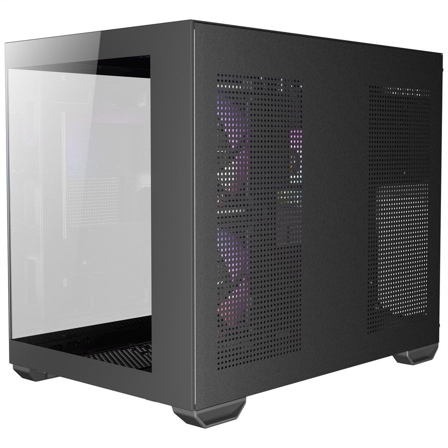 ANTEC CX600M ARGB B Micro-ATX Tower Gaming PC Case, black