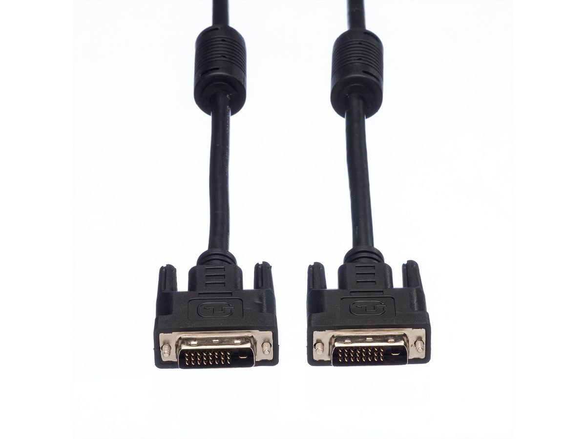 VALUE DVI Cable, DVI (24+1), Dual Link, M/M, 2 m