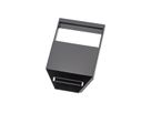 BACHMANN DESK2 cable guide RAL9005, painted black