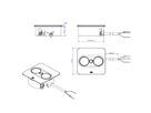 BACHMANN TWIST 2 1xUTE 1xUSB A/C 22W 2,0m AEH RAL9005 30GE angular