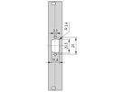SCHROFF 19" Front Panel With D-Sub Cutout, 3x9-pin, 3U, 4 HP, 2.5 mm, Al, RAL 7035