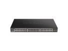 D-Link DGS-1250-52XMP Gigabit Switch PoE 52-Poorts Smart Beheerd PoE+ 4x 10G