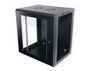 VALUE 19 inch wandbehuizing 12HE, 600 x 450 mm zwart, bouwpakket