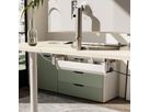 ROLINE Easy2Open kabelgoot, Montage onder tafel, wit, 44,9 cm