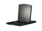 ATEN KL1516AM KVM-Switch, 43cm TFT, VGA, PS/2-USB over Kat 5, 16-Poorts, DE-Layout