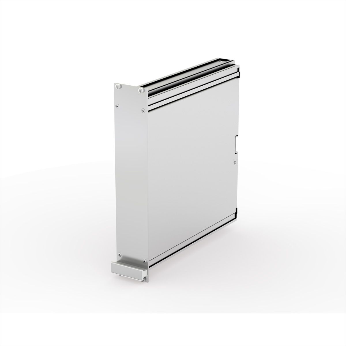 SCHROFF Frame Type Plug-In Unit PRO, Plain Cover, 1 Connector, 6 U, 10 HP, 227 mm