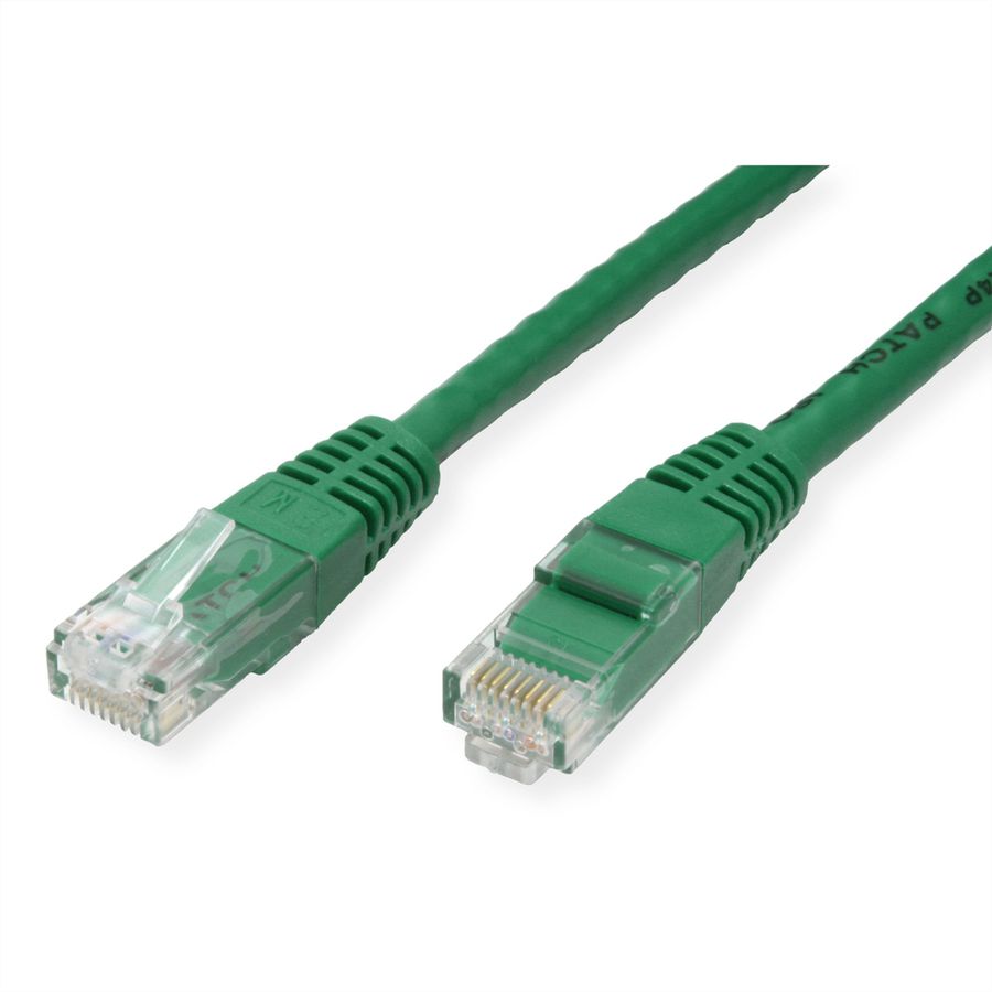 VALUE Patchkabel Cat.6 UTP (Class E), groen, 0,5 m