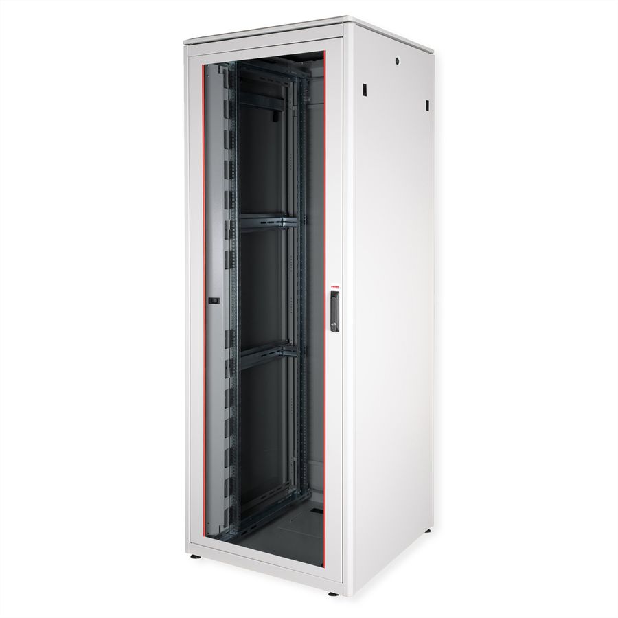 ROLINE 19-inch Network Cabinet Pro 47 U, 800x800 WxD glass door grey