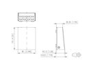METZ CONNECT module opbouwbehuizing 4 poort zuiver wit RAL9010