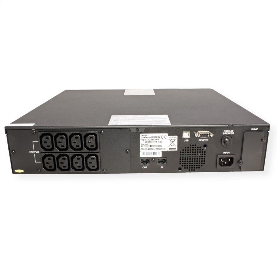 ROLINE LineSecure III 1000R - Line Interactive UPS, Rack Version
