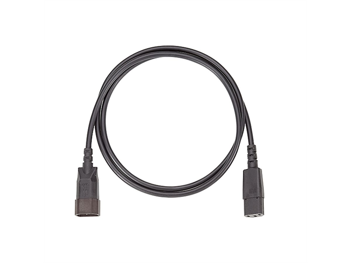 BACHMANN Verlängerung H05VV-F 3G1,0mm², L: 1,5m sw C13/C14