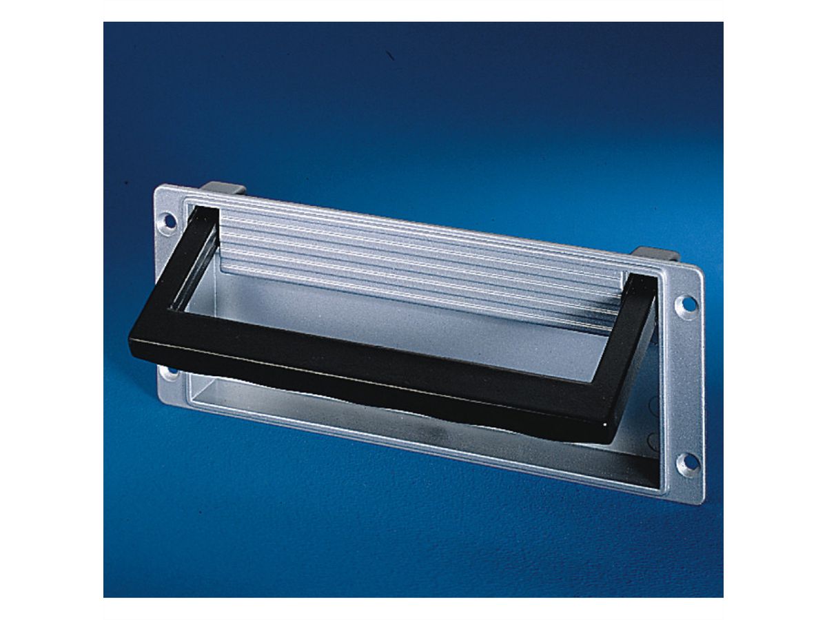 SCHROFF Klapgreep Gegoten RAL 9005, zwart