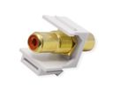 VALUE RCA keystone-koppeling, kunststof, rood