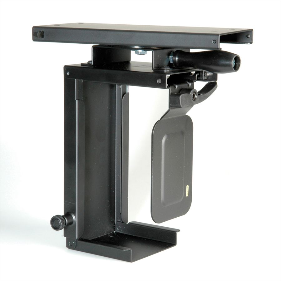 ROLINE mini PC houder uitschuifbaar, draaibaar, zwart