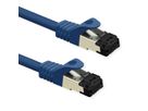 VALUE S/FTP-(PiMF-) Patchkabel Kat.8 (Class I), LSOH, Litzendraht, blau, 2 m