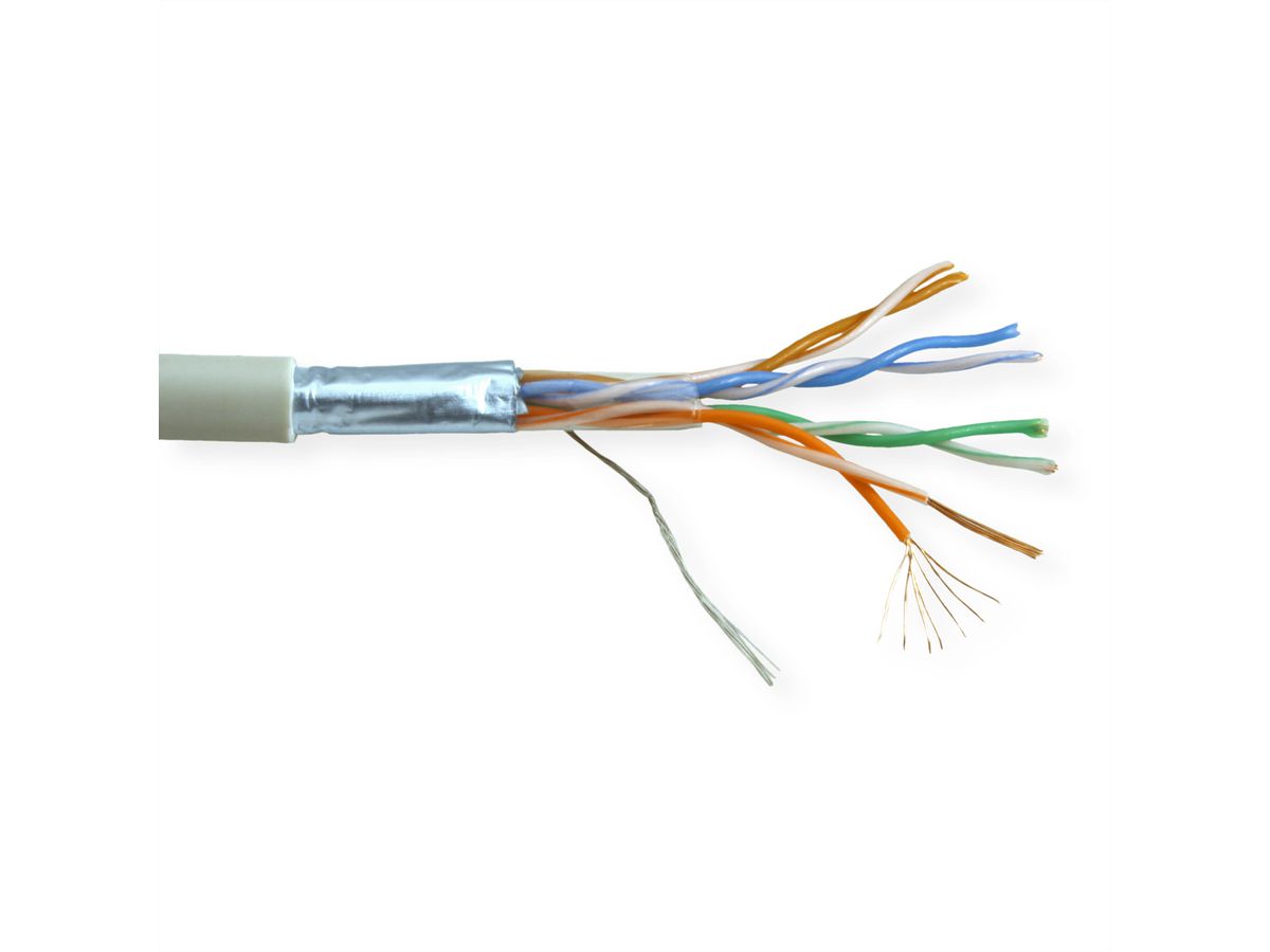 ROLINE FTP Cable Cat.5e (Class D), Stranded Wire, 300 m