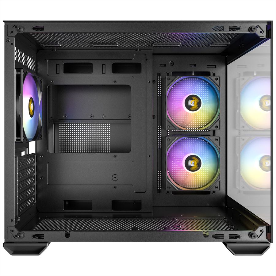 ANTEC CX600M ARGB B Micro-ATX Tower Gaming PC Case, black