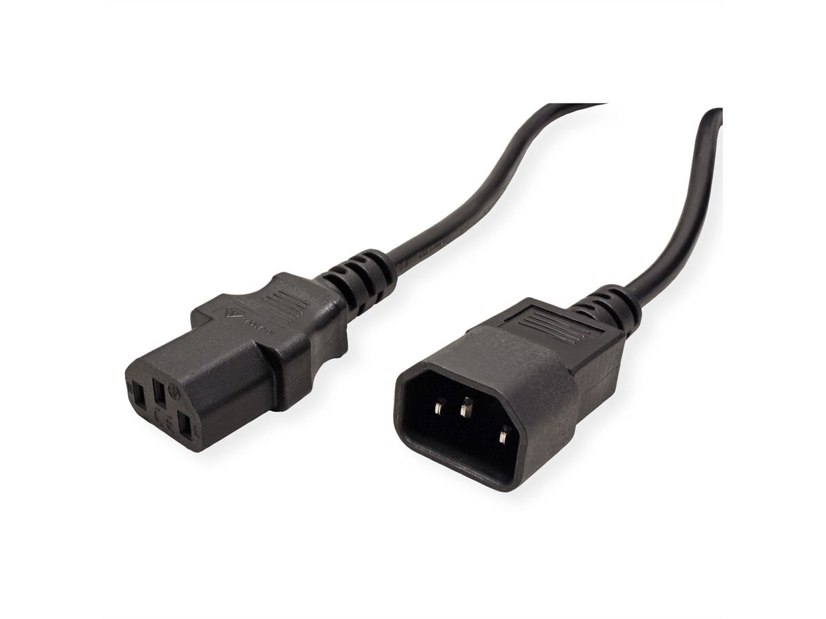 STANDARD Monitor Power Cable, IEC 320 C14 - C13, black, 1.8 m