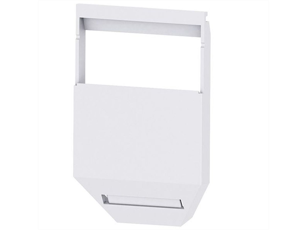 BACHMANN DESK2 concealed cable routing, white