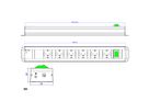 BACHMANN HANDWORKER LINE 6xprotective contact, 1xswitch