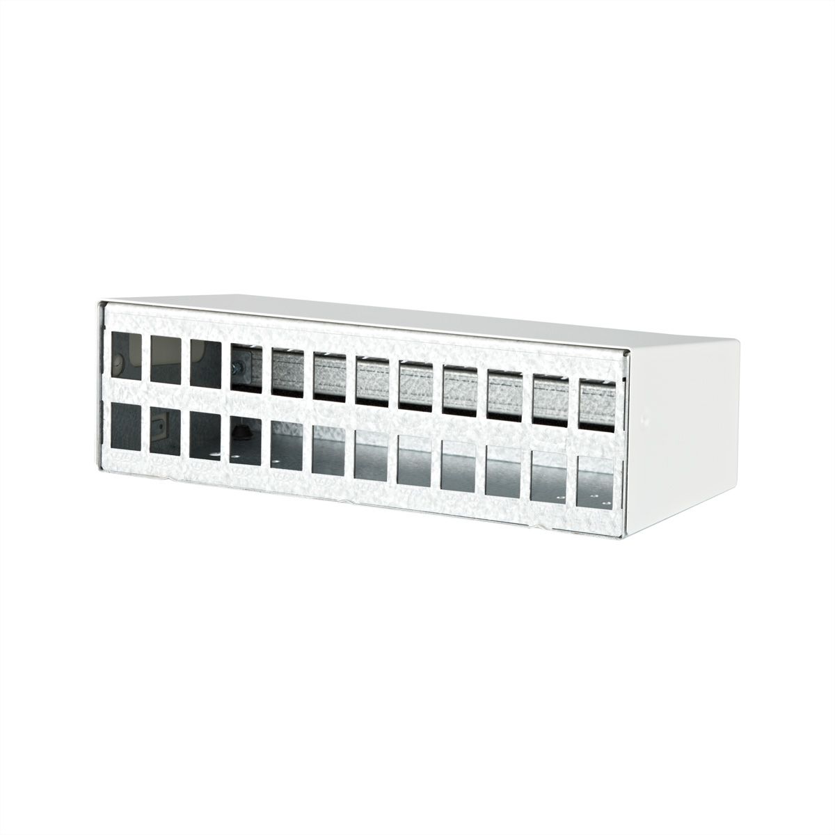 METZ CONNECT Keystone AP-behuizing 24 poort zuiver wit RAL9010