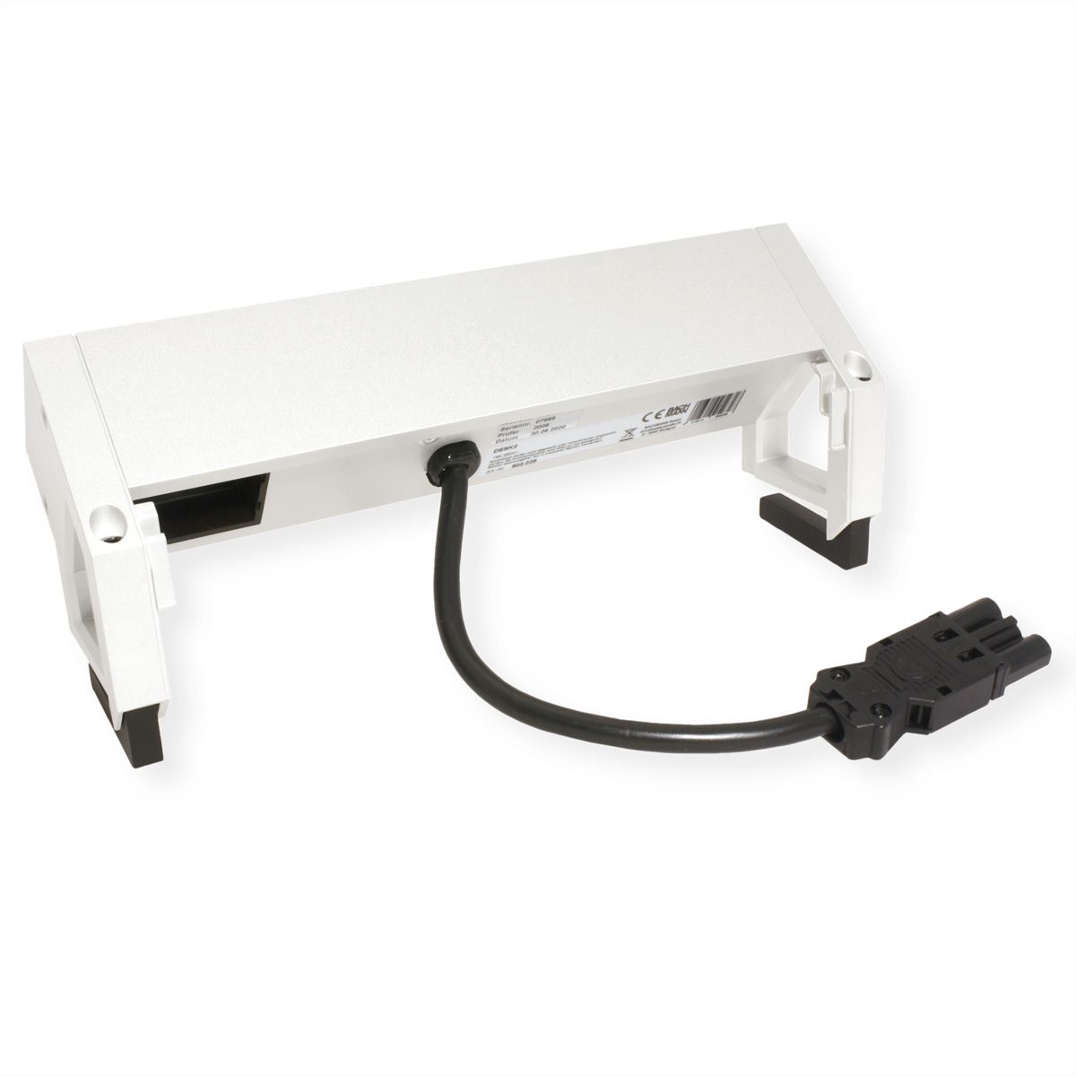 BACHMANN DESK2 2x earthing contact 1x USB charger 1x ABD GST18, white