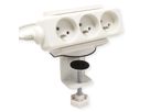 VALUE Clamp-On Power Strip Holder, white