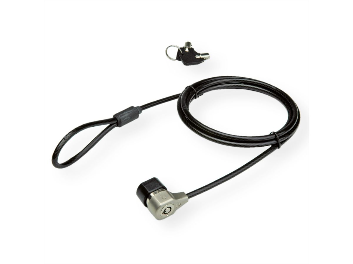 VALUE Notebook Cable Security Lock, with key
