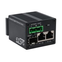 EXSYS EX-62010PoE-SFP Micro 2+1-poorts PoE+ industriële gigabit switch