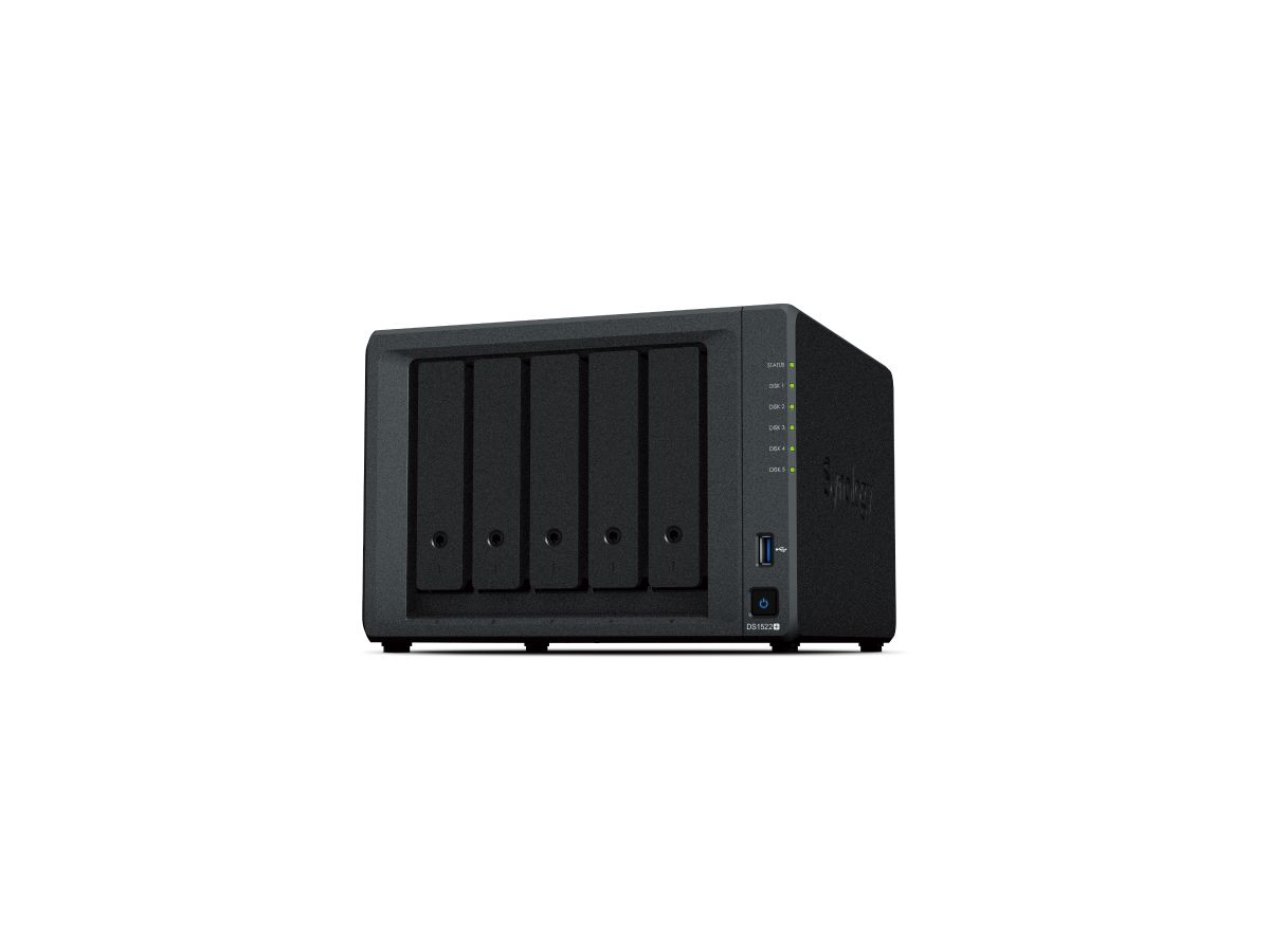 Synology DiskStation DS1522+ NAS/storage server Tower Ethernet LAN Black R1600