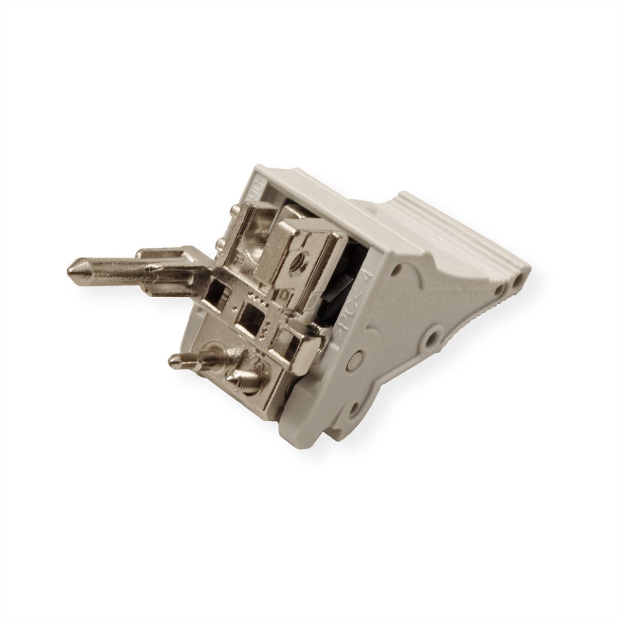 SCHROFF Inserter/Extractor handgreep type IEL, grijze hendel, zwarte knop, onder, 10 stuks