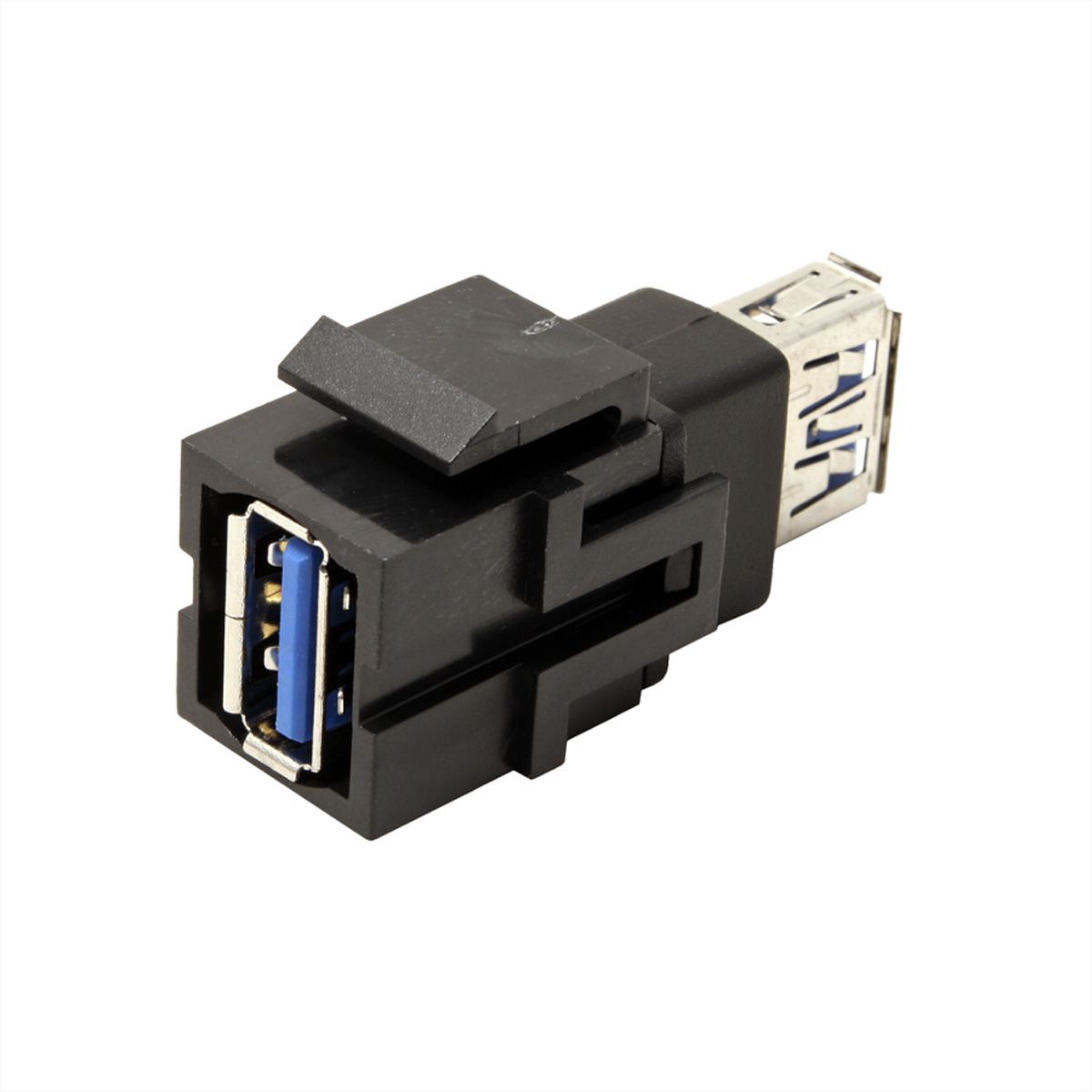 BACHMANN Keystone USB 3.0 Koppeling Typ A/A, zwart