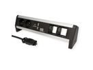 BACHMANN DESK 2xUTE 1xUSB Double Charger 2xType A