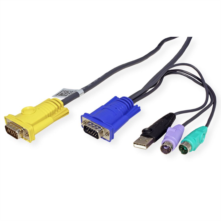 ATEN 2L-5302UP PS/2 VGA-aansluitkabel, zwart, 1,8 m