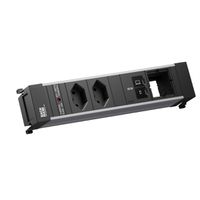 BACHMANN POWER FRAME ALU 2xT13 1xABD, 1xUSB C/C 65W Charger