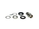TELEGÄRTNER BNC Bulkhead Socket, insulated with black insulating washers