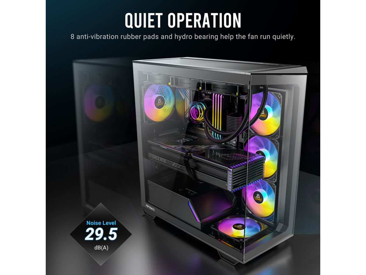 ANTEC P12R PWM ARGB REVERSE Fan PC Gehäuselüfter, schwarz