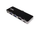 ATEN UH3238 USB-C Travel Dock with Power Pass-Through