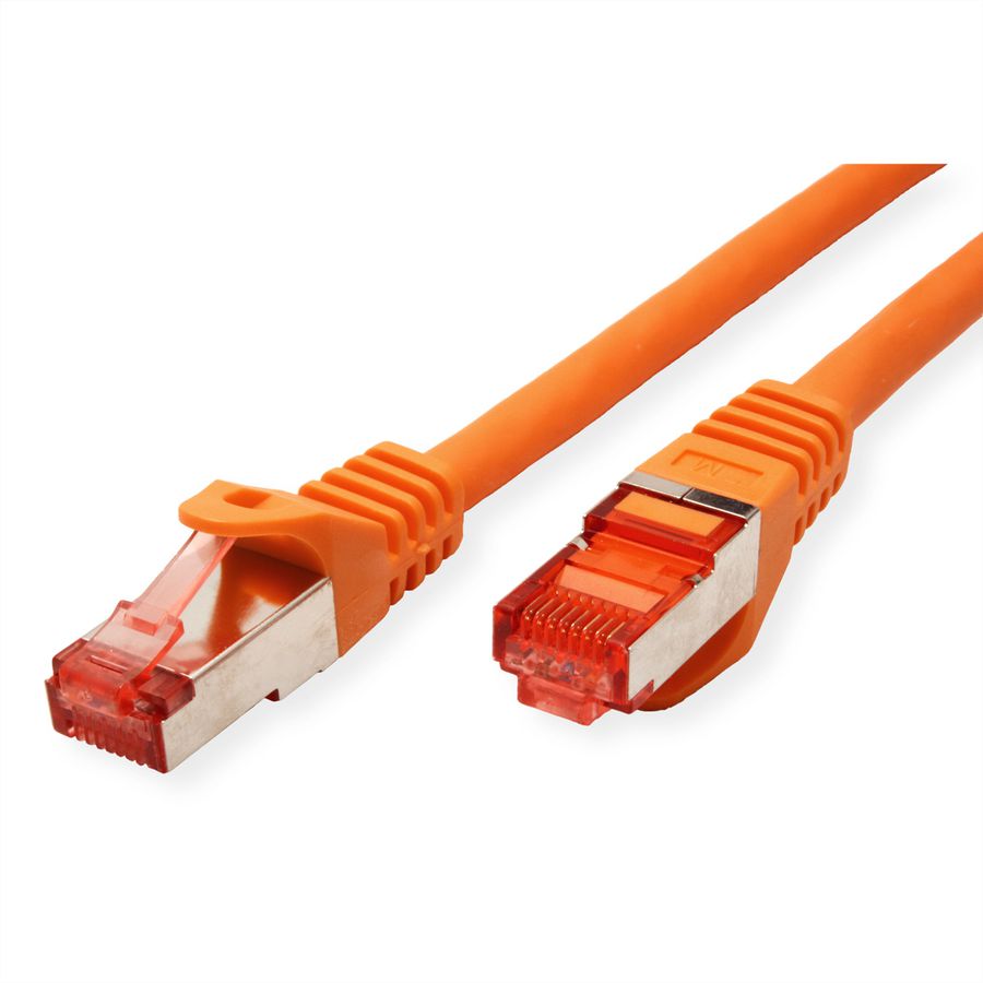 ROLINE patchkabel Cat.6 S/FTP (PiMF), componentniveau, LSOH, oranje, 1,5 m