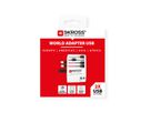 Skross MUV USB 2A Universal 2-pole Travel Adapter, worldwide