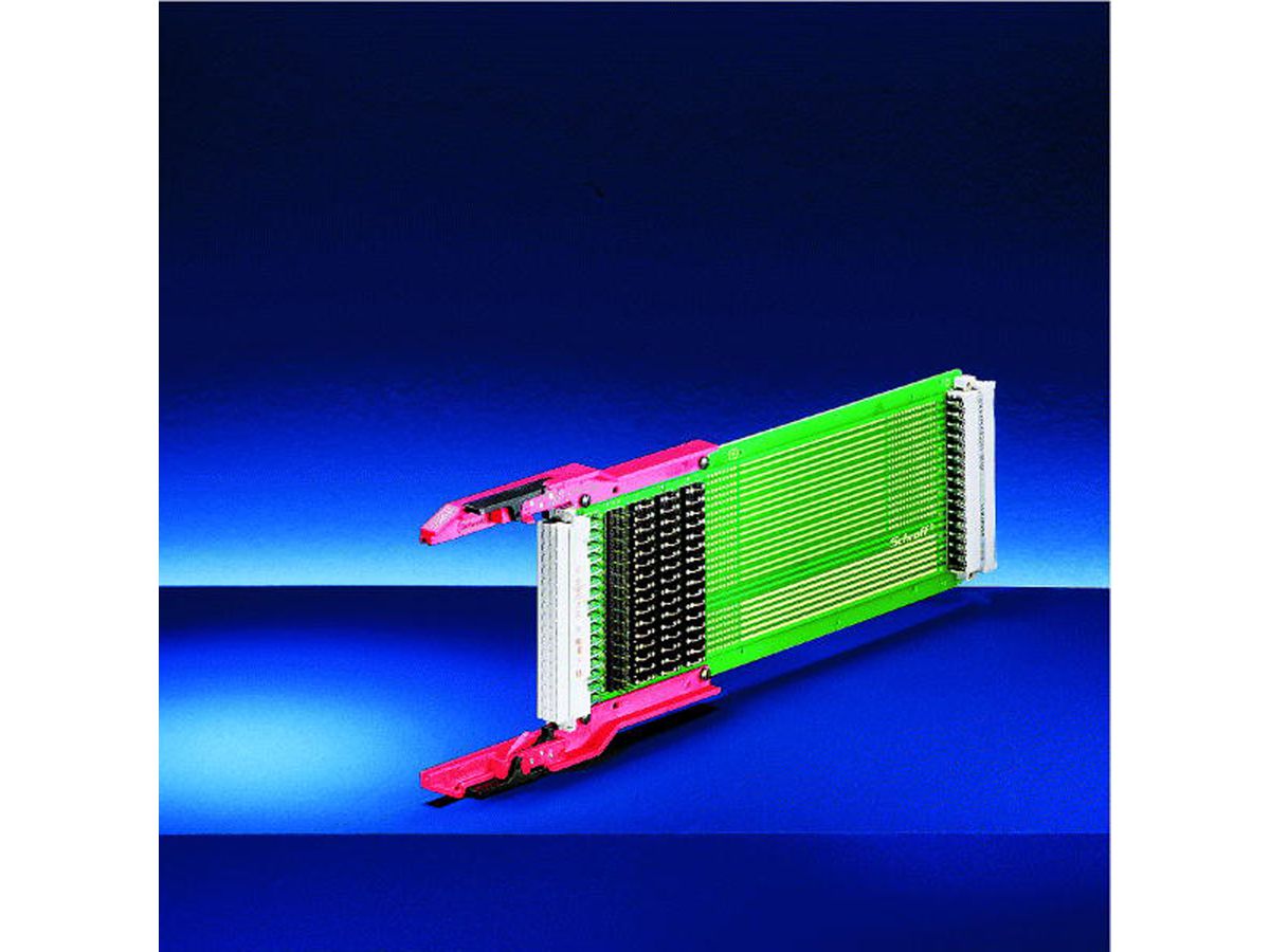 SCHROFF Test Adaptor for DIN Connector Type F, 6 U, 160 mm, U/I
