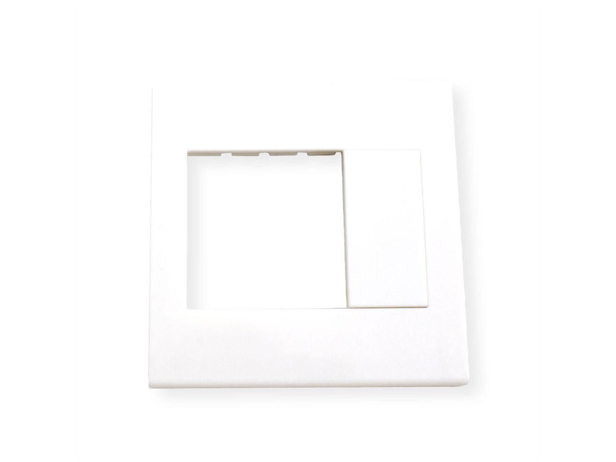 VALUE A/V Faceplate, 86x86mm, white