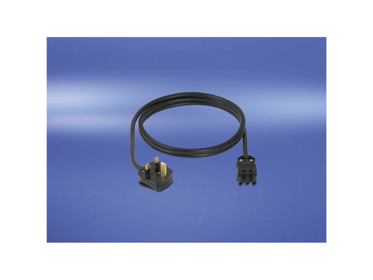 SCHROFF Wieland® Connecting Cables for Socket Strip, GST18, 2.5 m, BS plug